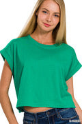 COTTON SHORT SLEEVE TOP