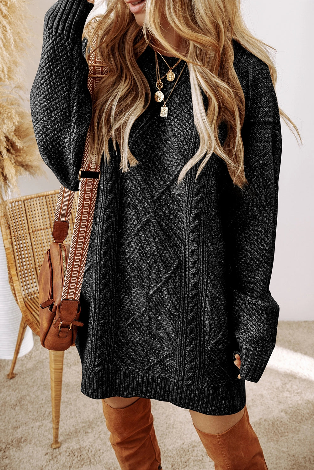 Knit Sweater Dress