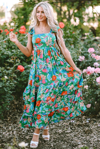 Ruffle Maxi Dress