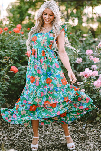 Ruffle Maxi Dress