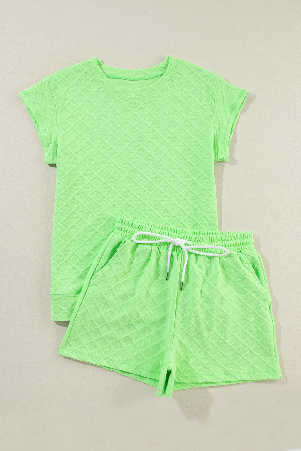 Neon Green Short Set Tp626216