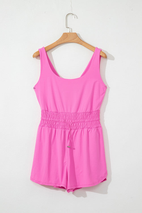 Pink Romper with Shorts